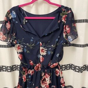 Macys Floral dress size M